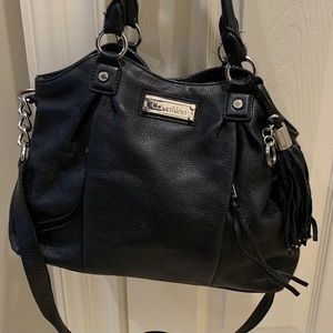 Calvin Klein Pebble-leather Shoulder Bag